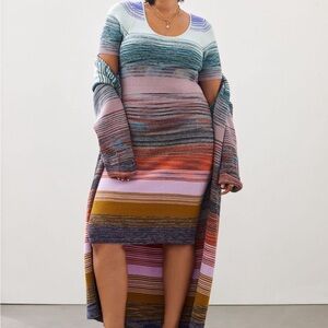 Anthropologie Soace-dyed Longline Cardigan Sweater